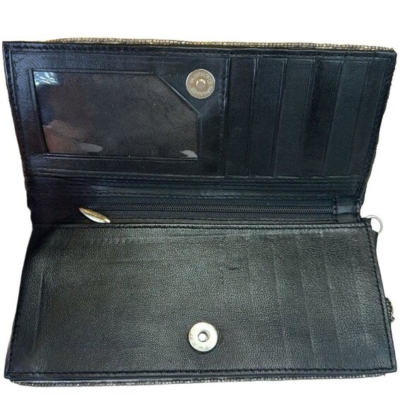 Mary Frances White Beaded Bow Clutch, Mini Elegant Formal Date Night - Picture 4 of 8